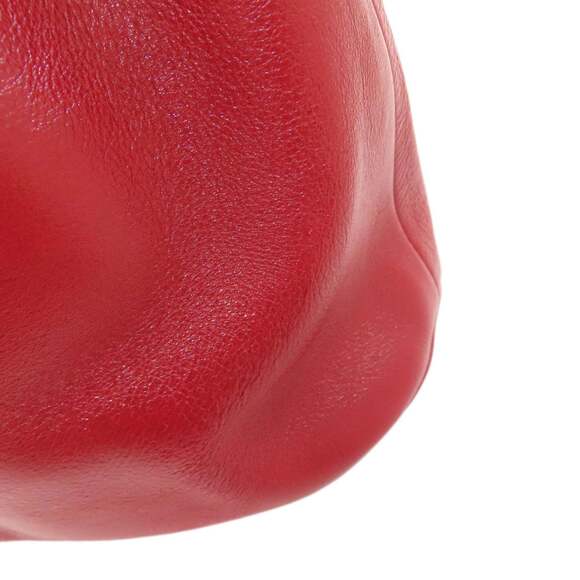 GUCCI Authentic Red Leather GG Marmont Shoulder Bag - Picture 11 of 16